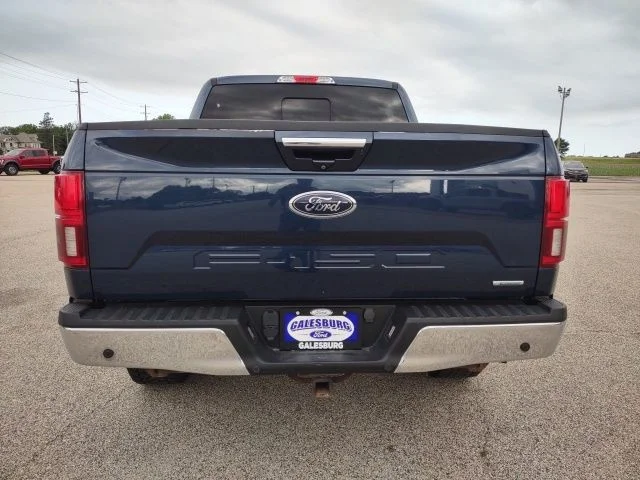 Used 2018 Blue Jeans Metallic Ford Lariat image 4