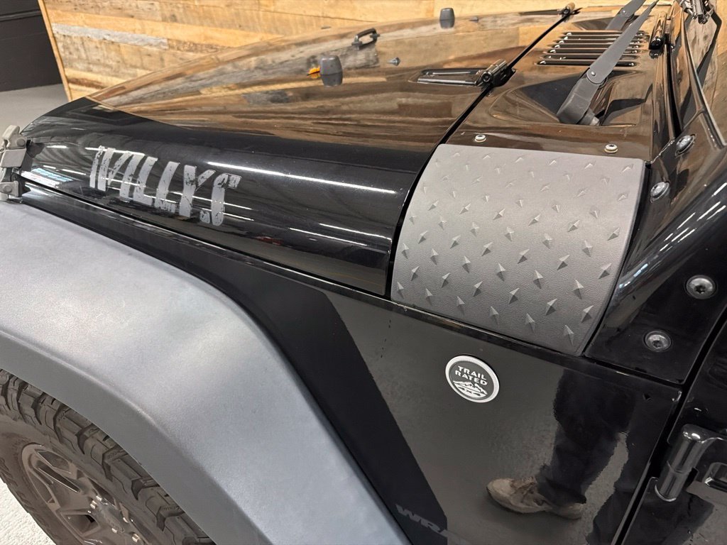 Used 2017 Black Clearcoat Jeep Willys Wheeler image 10