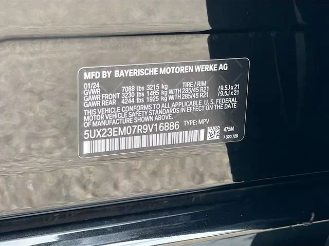 Used 2024 Black Sapphire Metallic BMW xDrive40i image 47