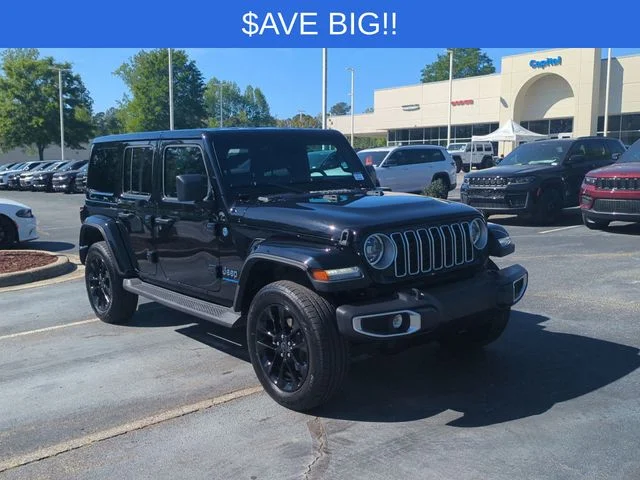Used 2025 Black Jeep Sahara 4xe image 7