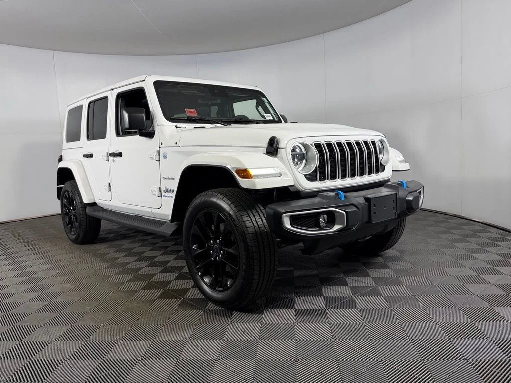 Used 2024 White Jeep Sahara 4xe image 4
