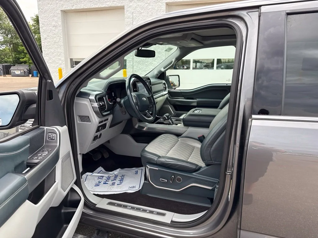 Used 2021 Carbonized Gray Metallic Ford Limited image 13