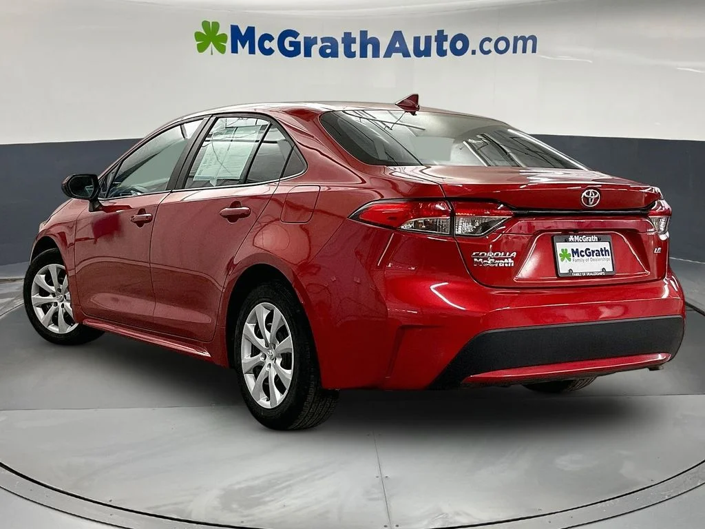 Used 2021 Red Toyota LE image 3