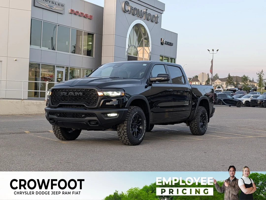New 2027 Black RAM Rebel - - 4x4 - 3.0L Hurricane Twin Turbo - 420 HP - Crew Cab & More! image 1