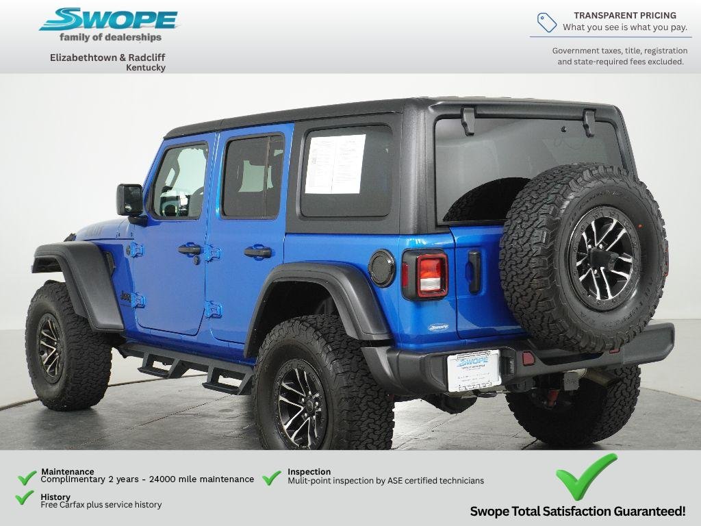 Used 2025 Hydro Blue Pearlcoat Jeep Willys image 5