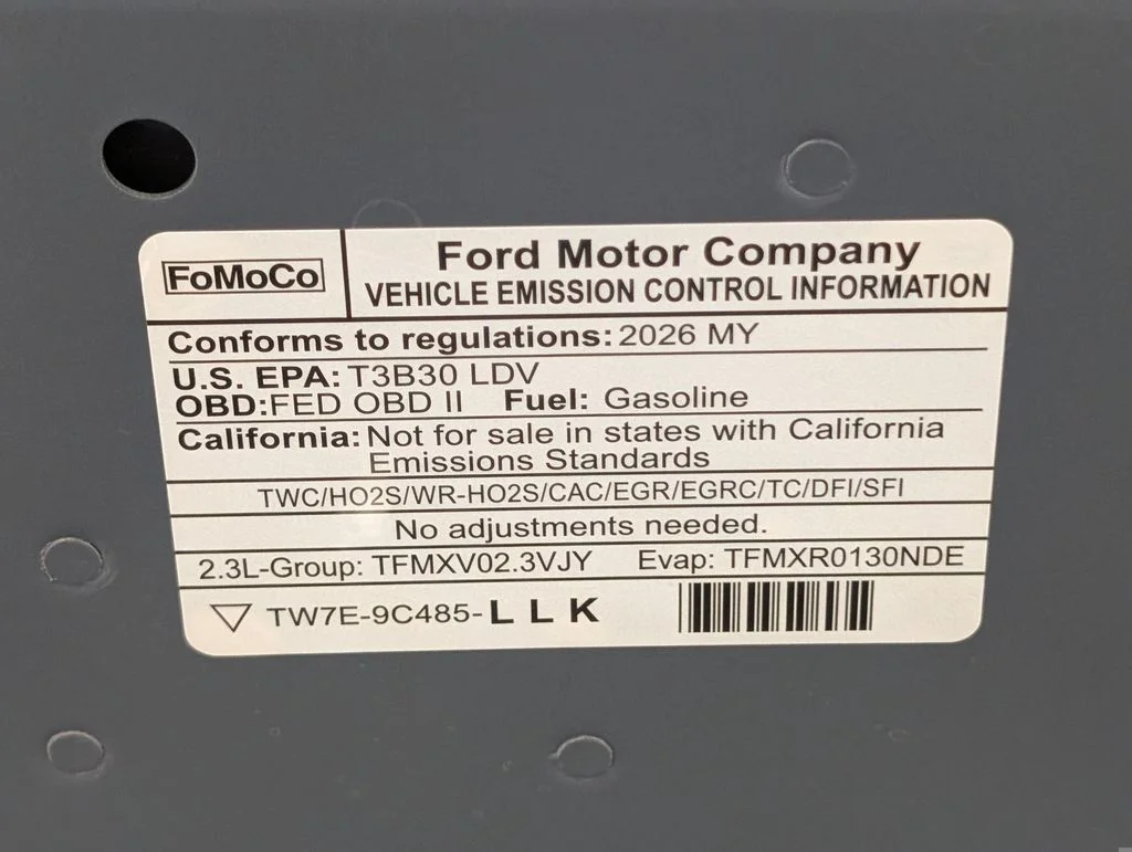 New 2026 Vapor Blue Metallic Ford EcoBoost® Fastback image 21