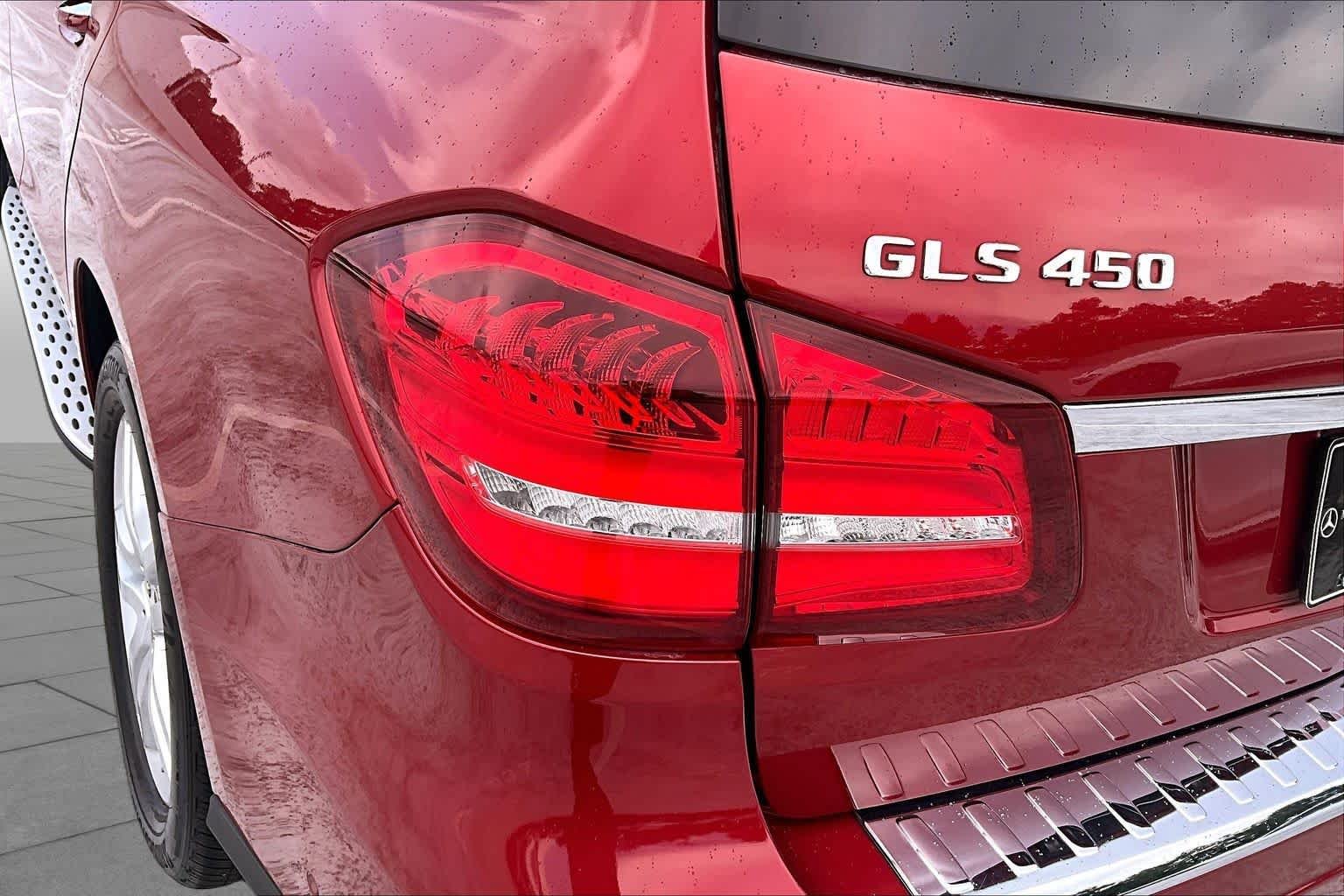Used 2017 designo Cardinal Red Metallic Mercedes-Benz GLS 450 image 29