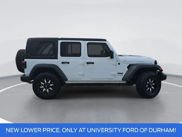 Used 2021 White Jeep Unlimited Sport Altitude image 2