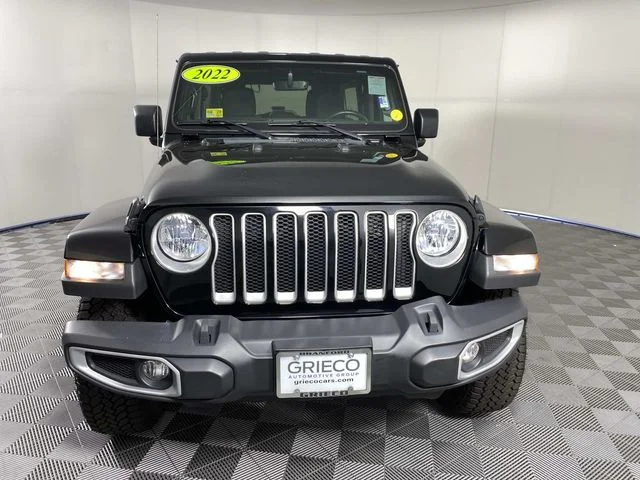 Used 2022 Black Jeep Unlimited Sahara image 3