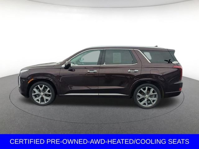 Certified Used 2021 Red Hyundai Limited image 3