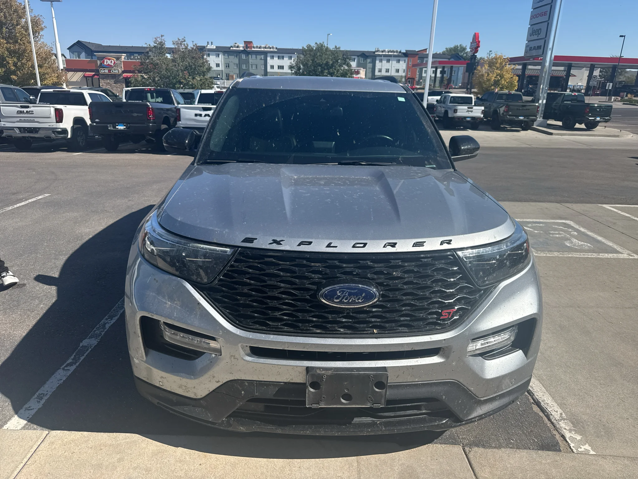 Used 2021 Iconic Silver Metallic Ford ST image 2