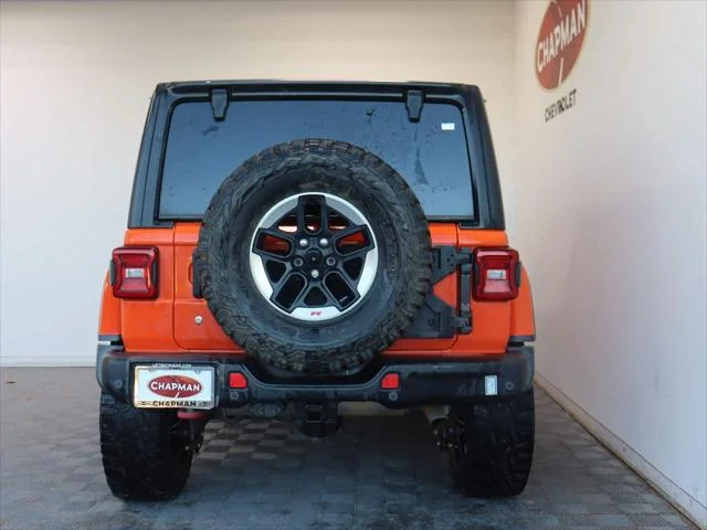 Used 2018 Orange Jeep Rubicon 4x4 image 6
