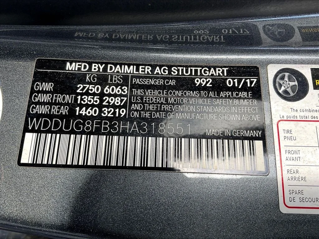 Used 2017 Gray Mercedes-Benz S 550 image 18