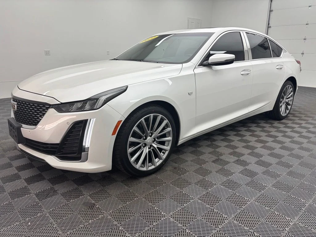 Used 2022 White Cadillac Premium Luxury image 2