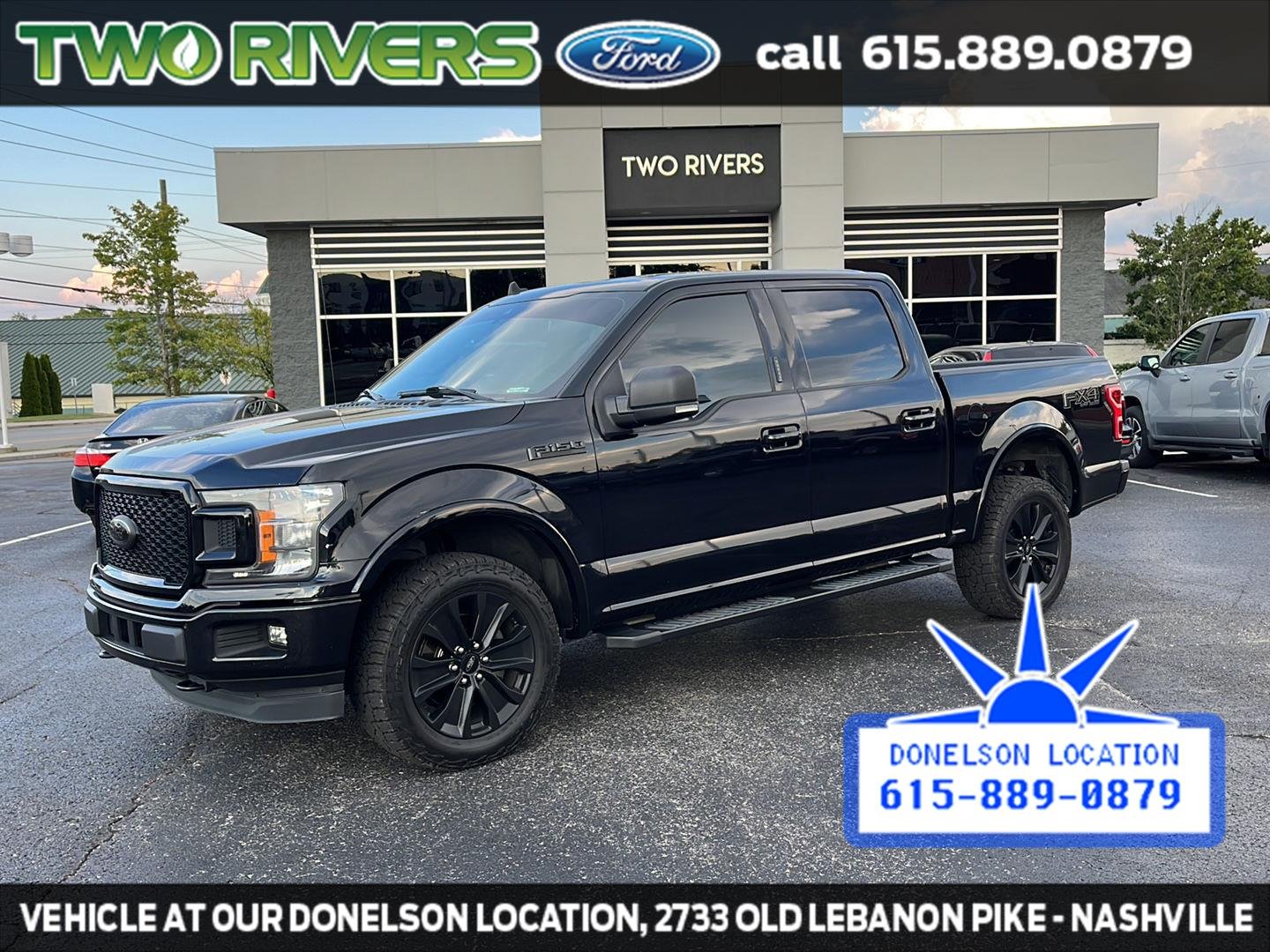 Used 2020 Agate Black Metallic Ford XLT image 1