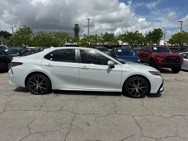 Used 2024 White Toyota SE image 2