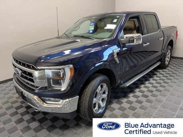Certified Used 2023 Antimatter Blue Metallic Ford Lariat image 1