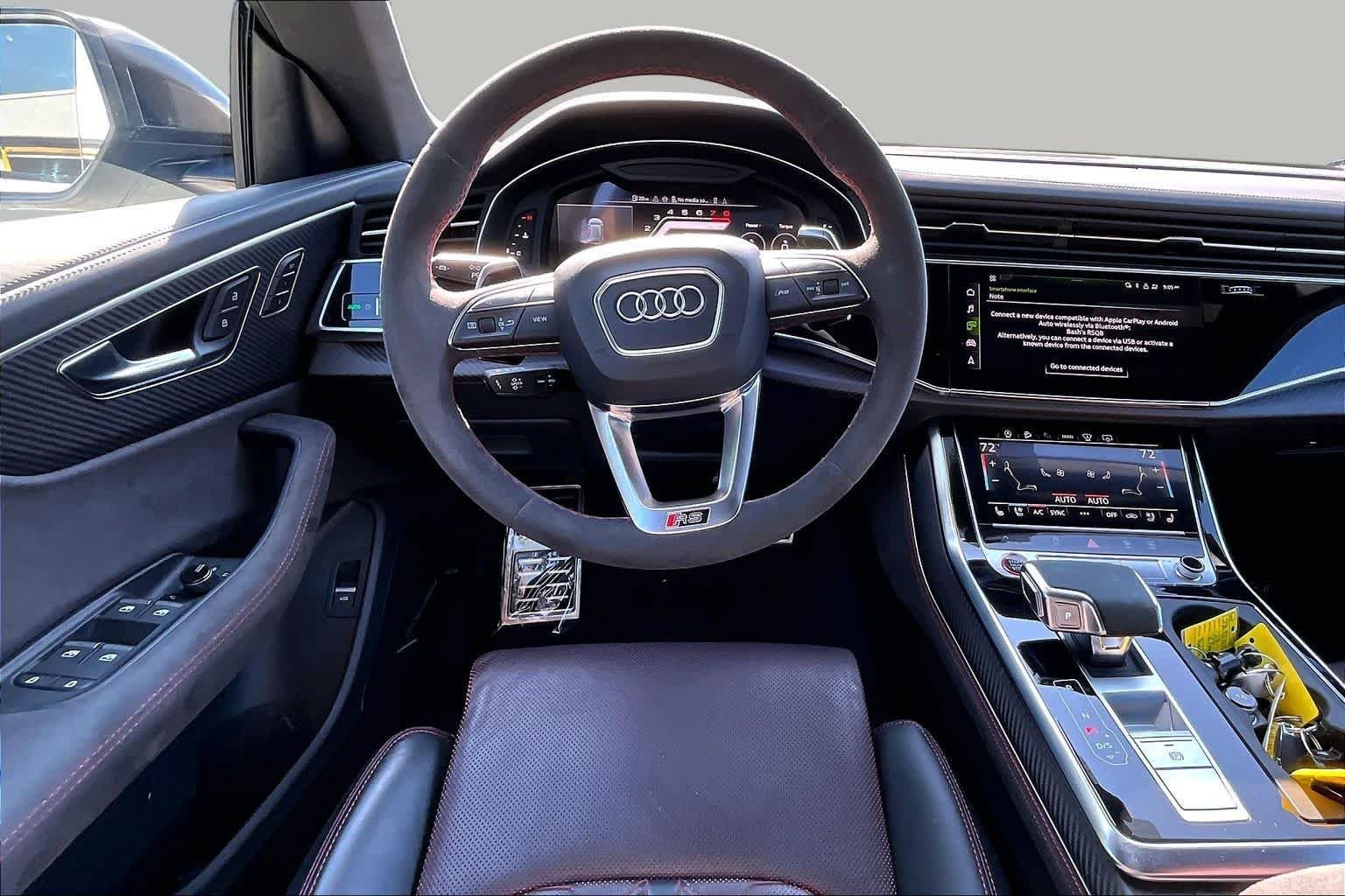 Used 2025 Mythos Black Metallic Audi performance image 6