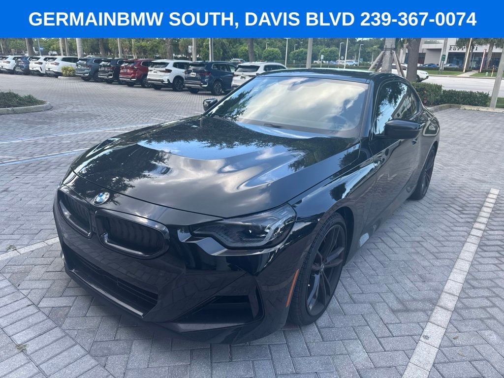 Certified Used 2024 Black Sapphire Metallic BMW 230i image 2