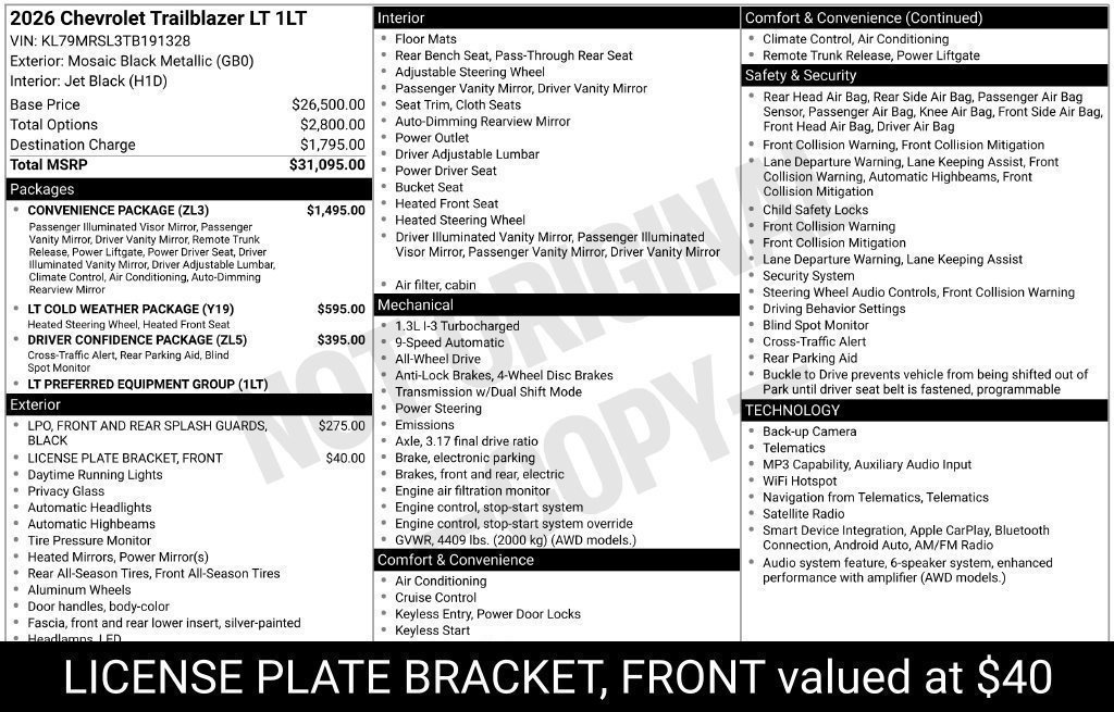 2026 Chevrolet Trailblazer LT - Photo 24