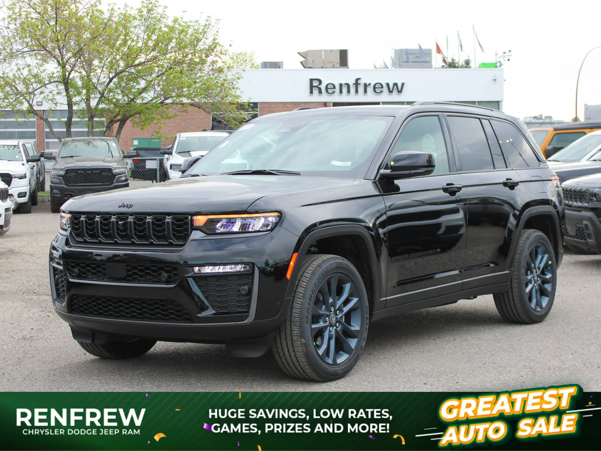 New 2026 Black Jeep 85th Anniversary* 4x4, Turbo, Pano Sunroof, Trailer Tow Pkg image 1