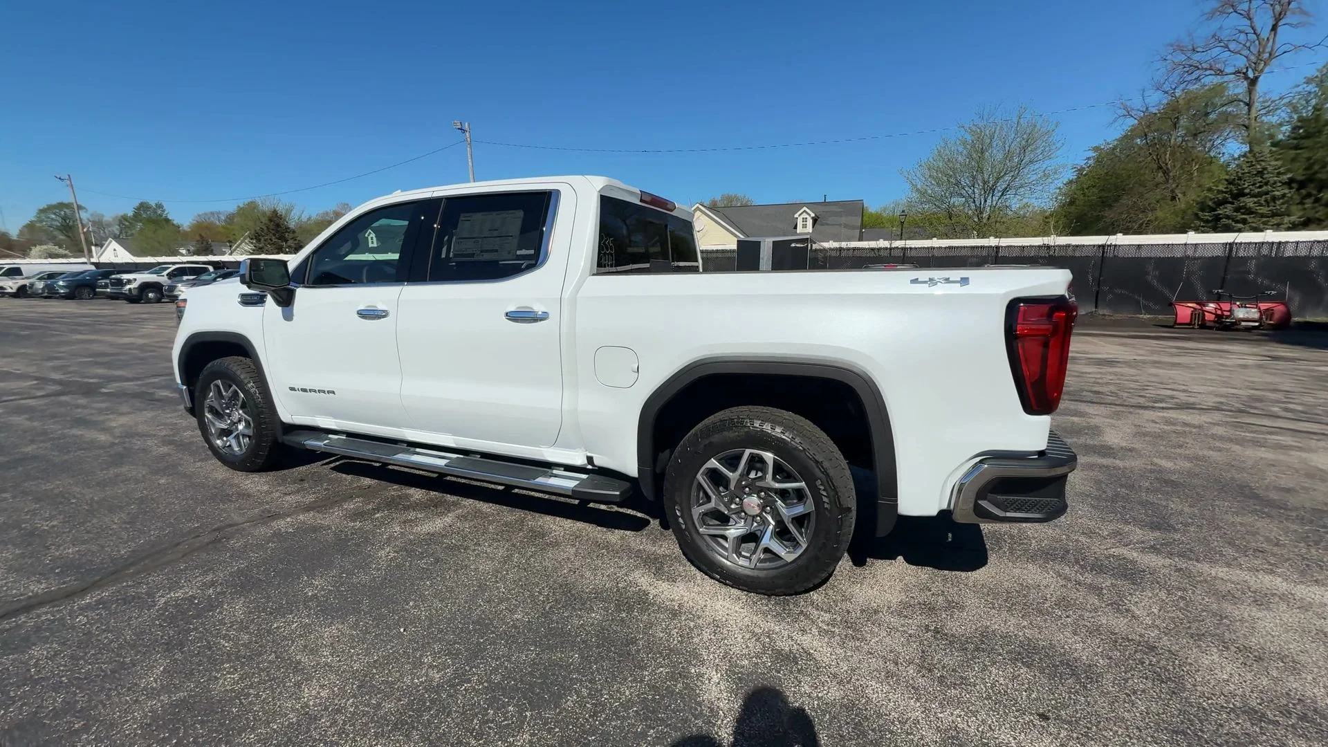New 2026 Glacier White Tricoat GMC SLT image 6