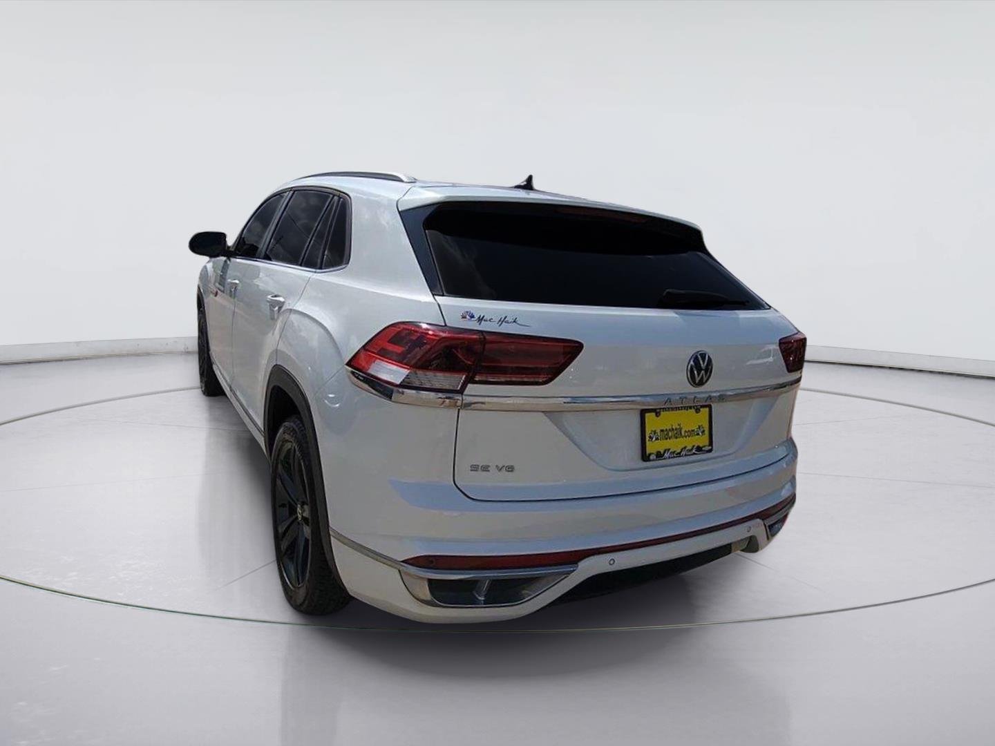 2021 Volkswagen Atlas Cross Sport 3.6L V6 SE w/Technology R-Line White at AutoNation USA Katy