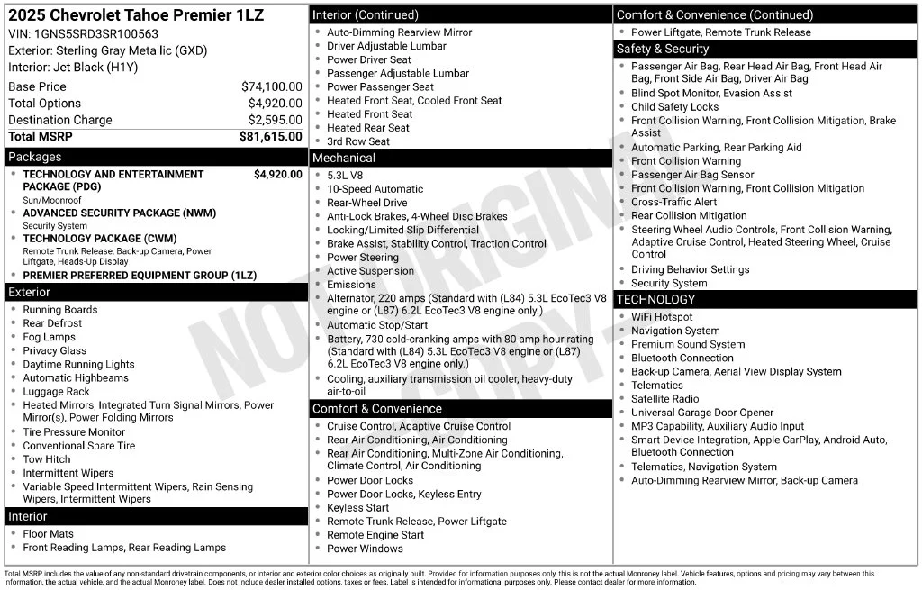 Used 2025 Gray Chevrolet Premier image 35