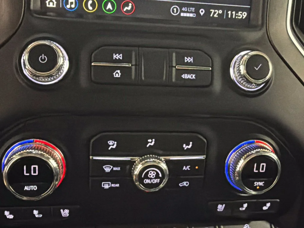 Used 2021 Dark Sky Metallic GMC AT4 image 25