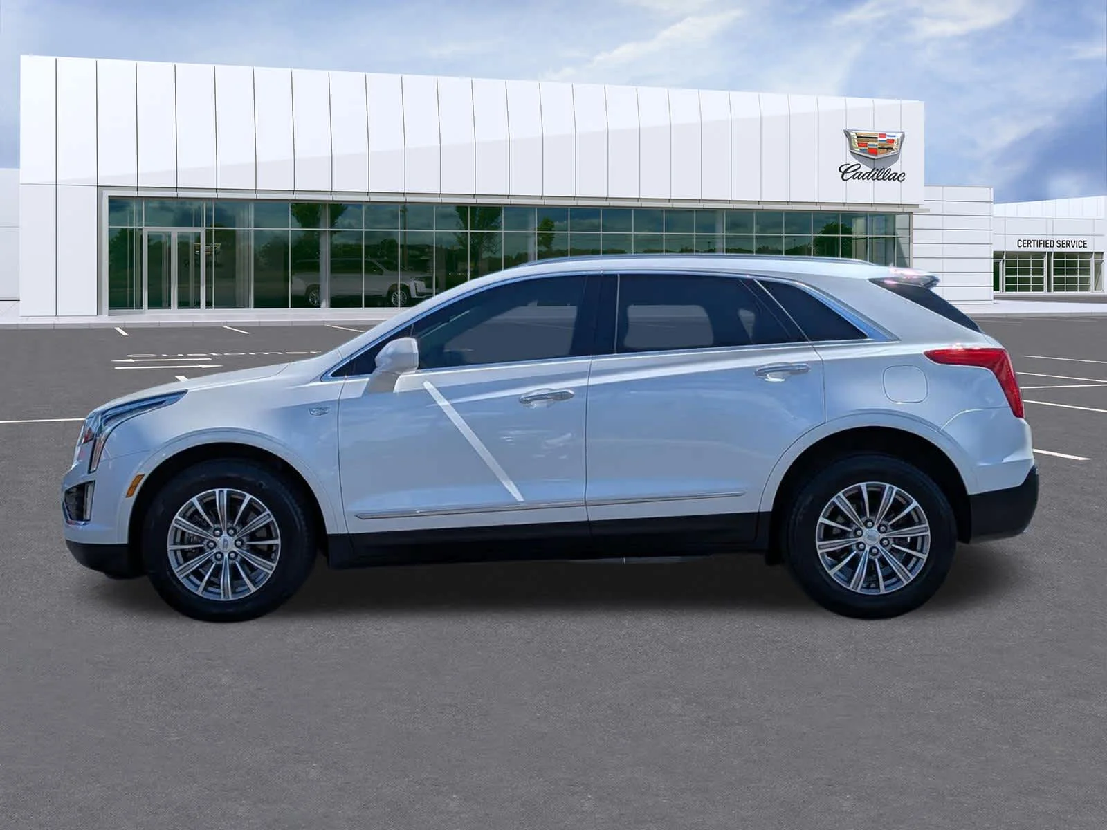 Used 2017 CRYSTAL WHITE TRICOAT Cadillac Luxury AWD image 8