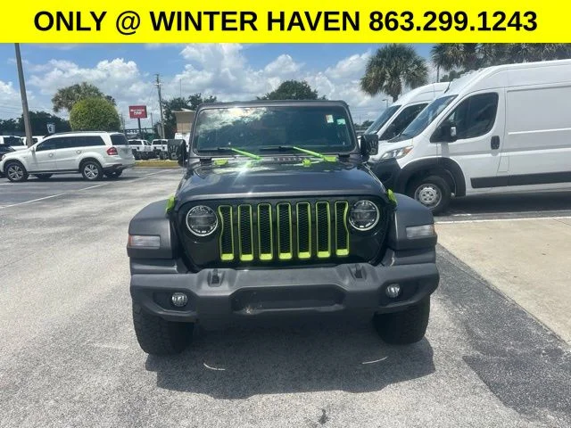 Used 2020 Gray Jeep Unlimited Willys image 2