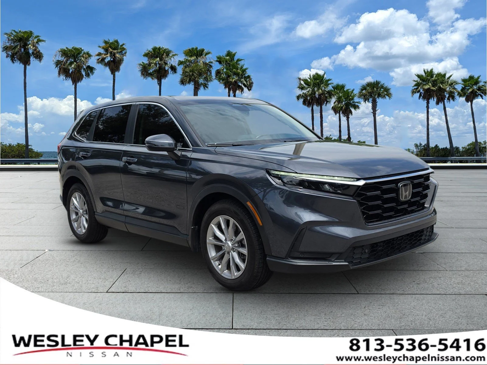 Used 2023 Meteorite Gray Metallic Honda EX-L image 1