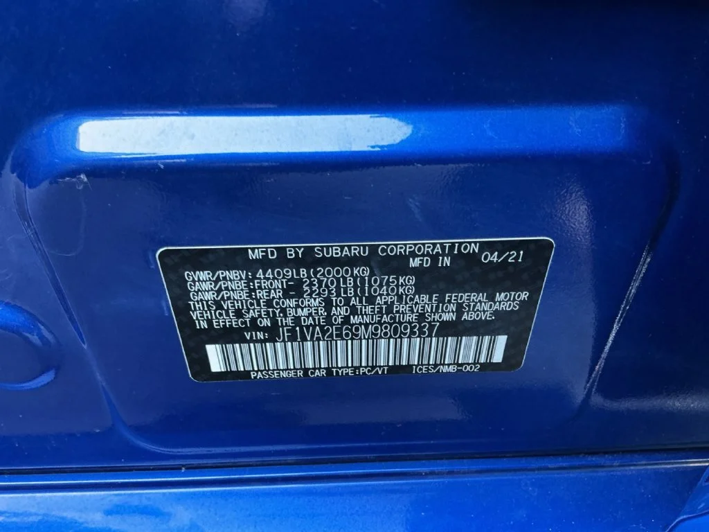Used 2021 Blue Subaru STi image 31