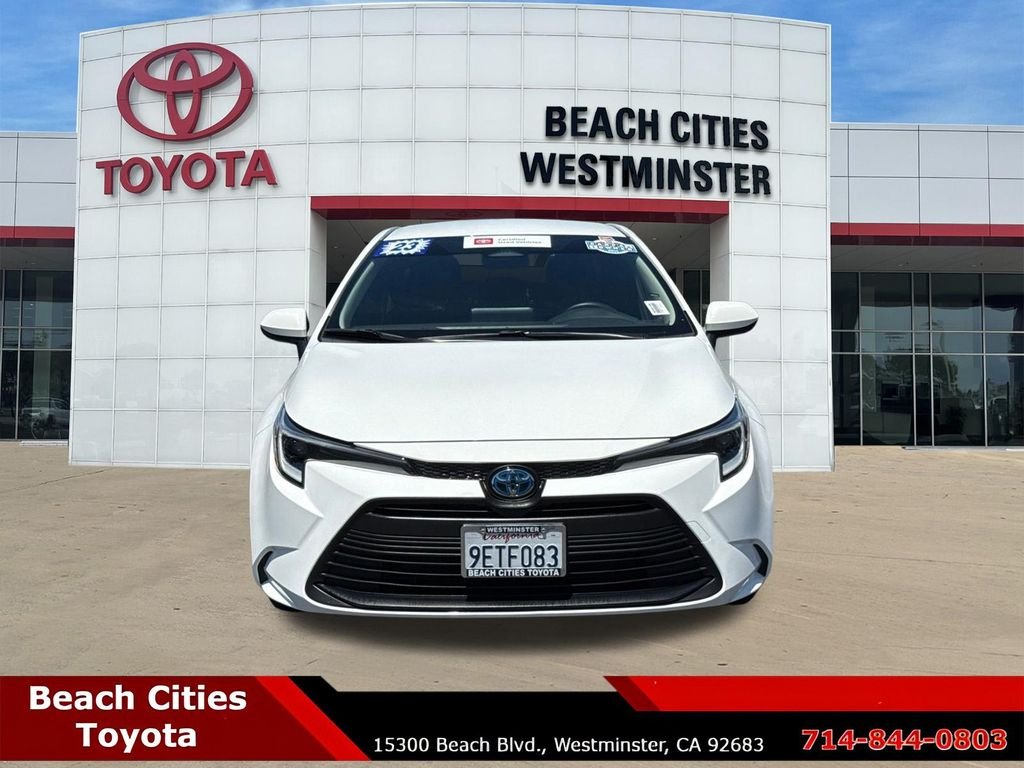 Certified Used 2023 White Toyota LE image 4