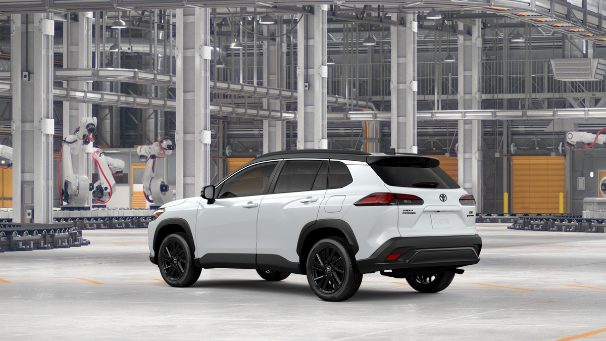 New 2026 Wind Chill Pearl with Jet Black roof Toyota Hybrid XSE image 6