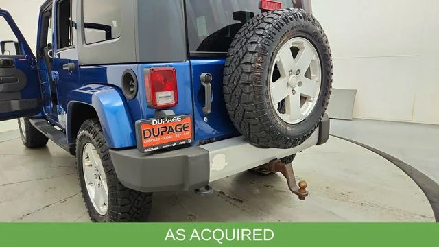 Used 2010 Blue Jeep Unlimited Sahara image 17