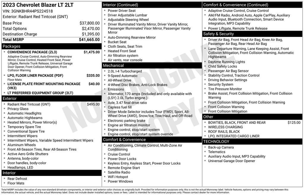 2023 Chevrolet Blazer 2LT - Photo 6