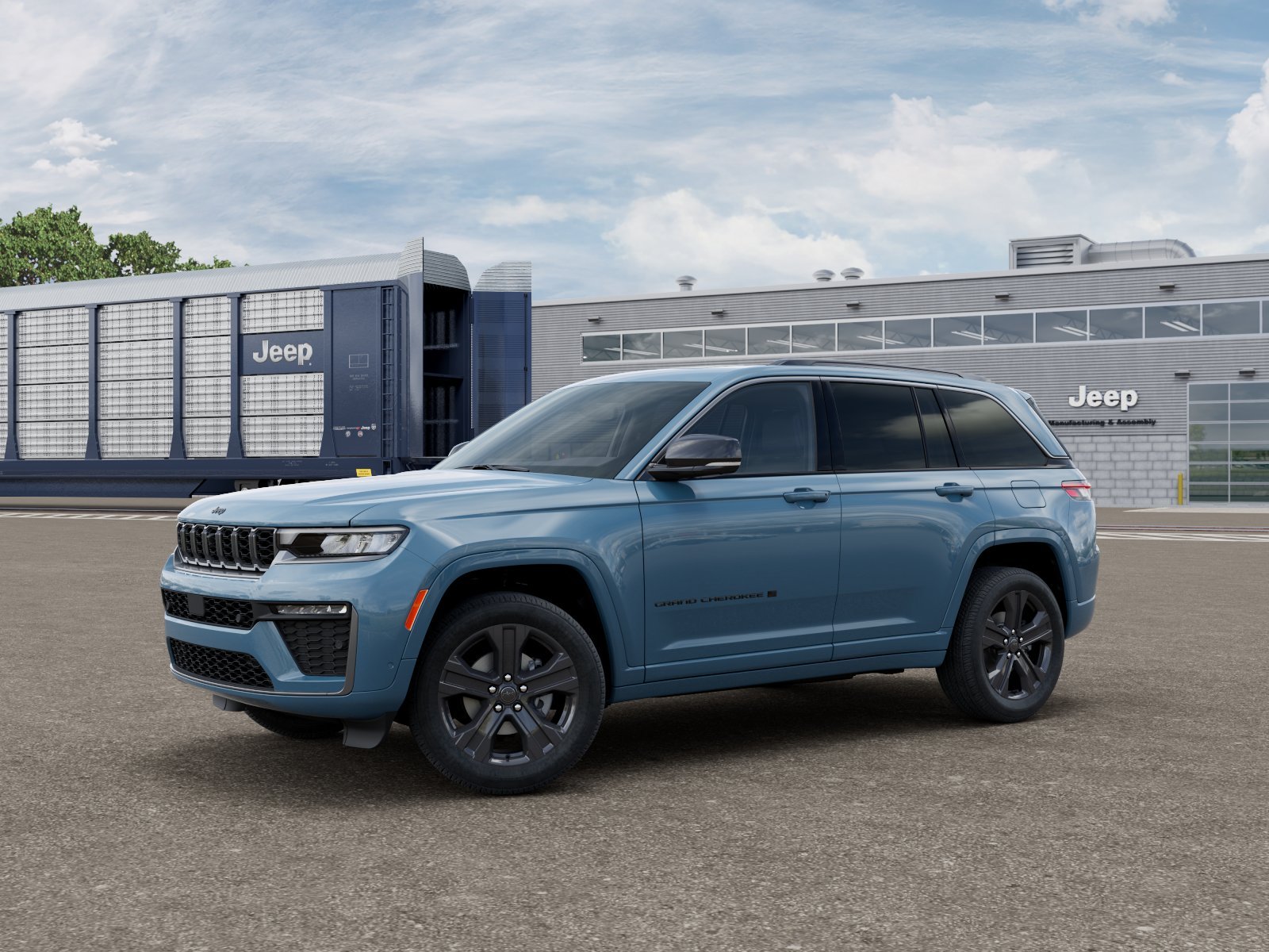 New 2027 Steel Blue Paint Jeep Limited Reserve image 1