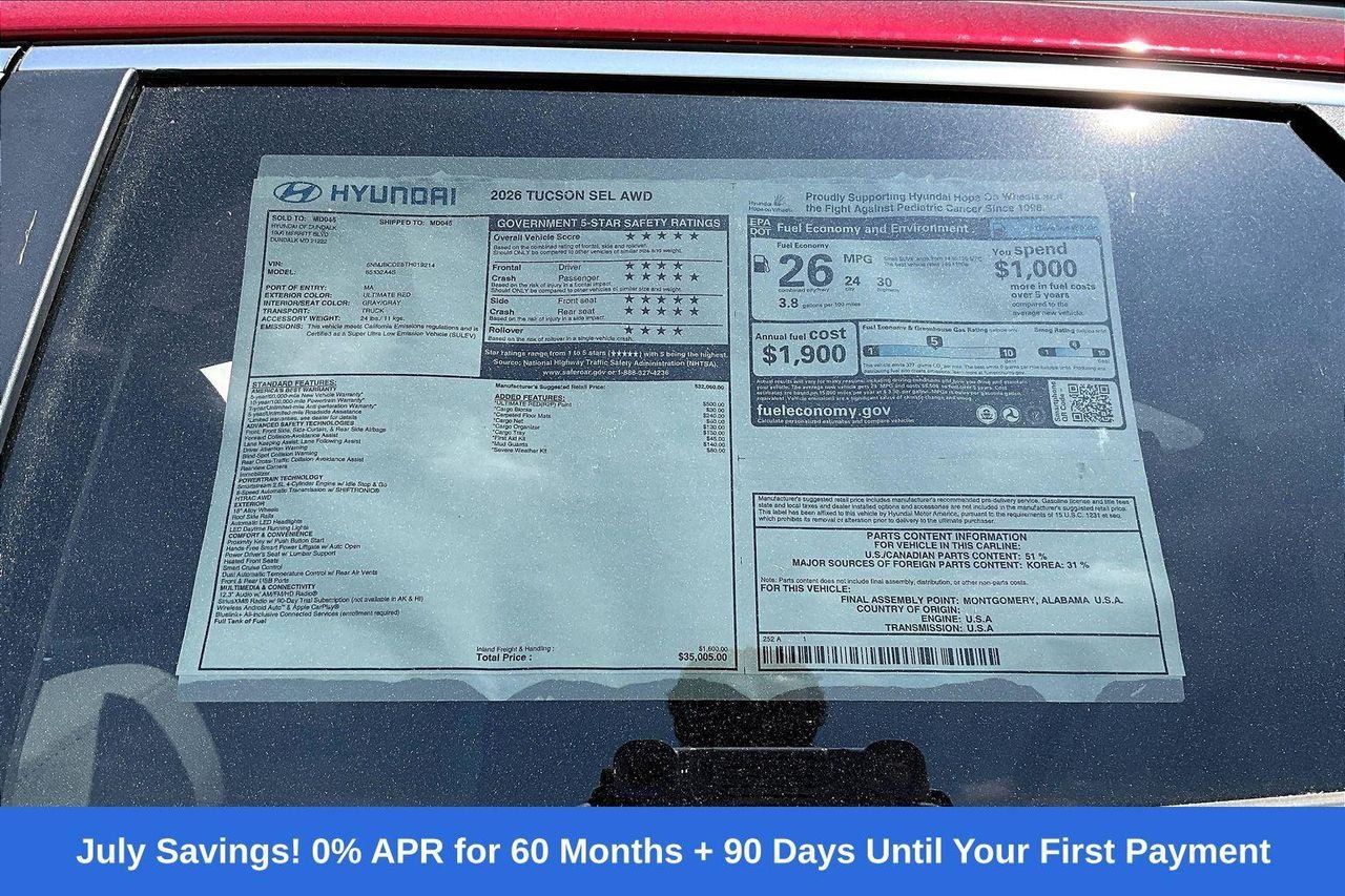 2026 Hyundai Tucson SEL - Photo 40
