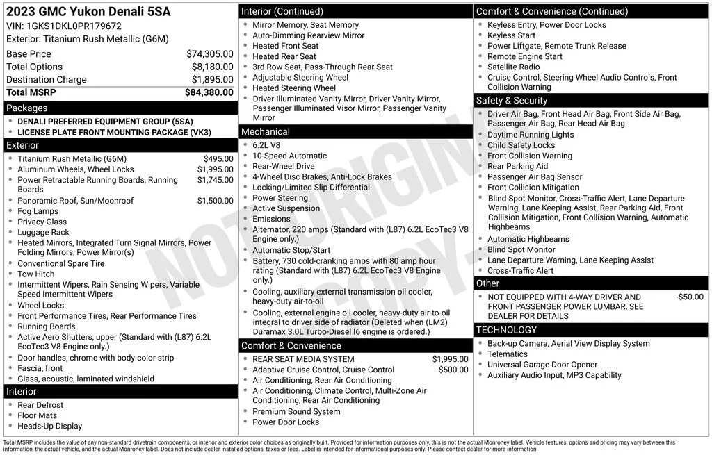 Used 2023 Silver GMC Denali image 32