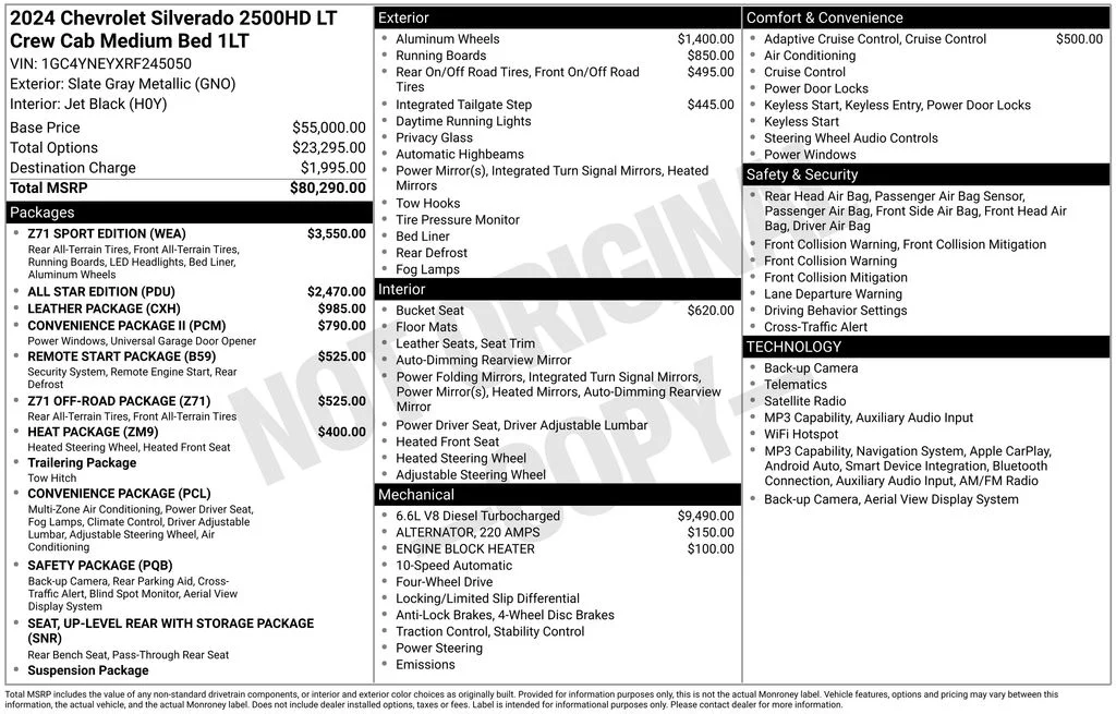 Used 2024 Gray Chevrolet LT image 10