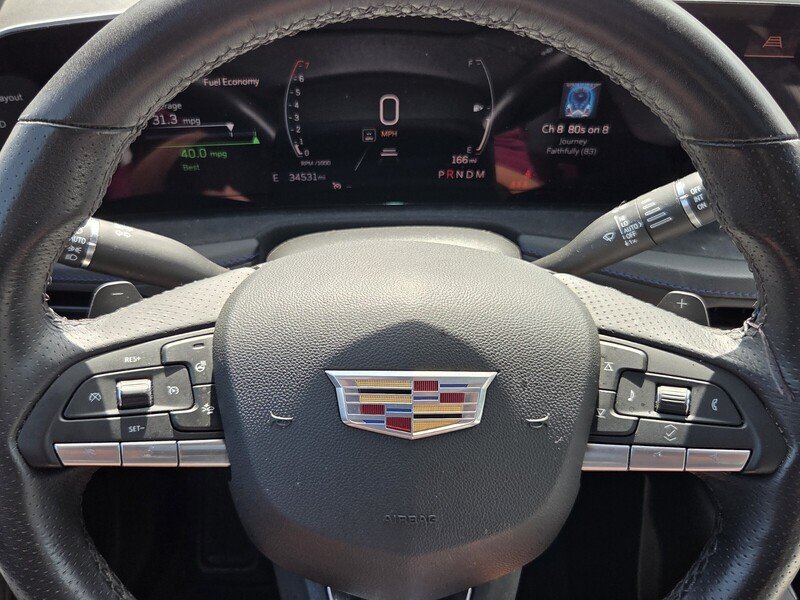 Used 2024 WHITE CADILLAC FWD 4DR SPORT image 19