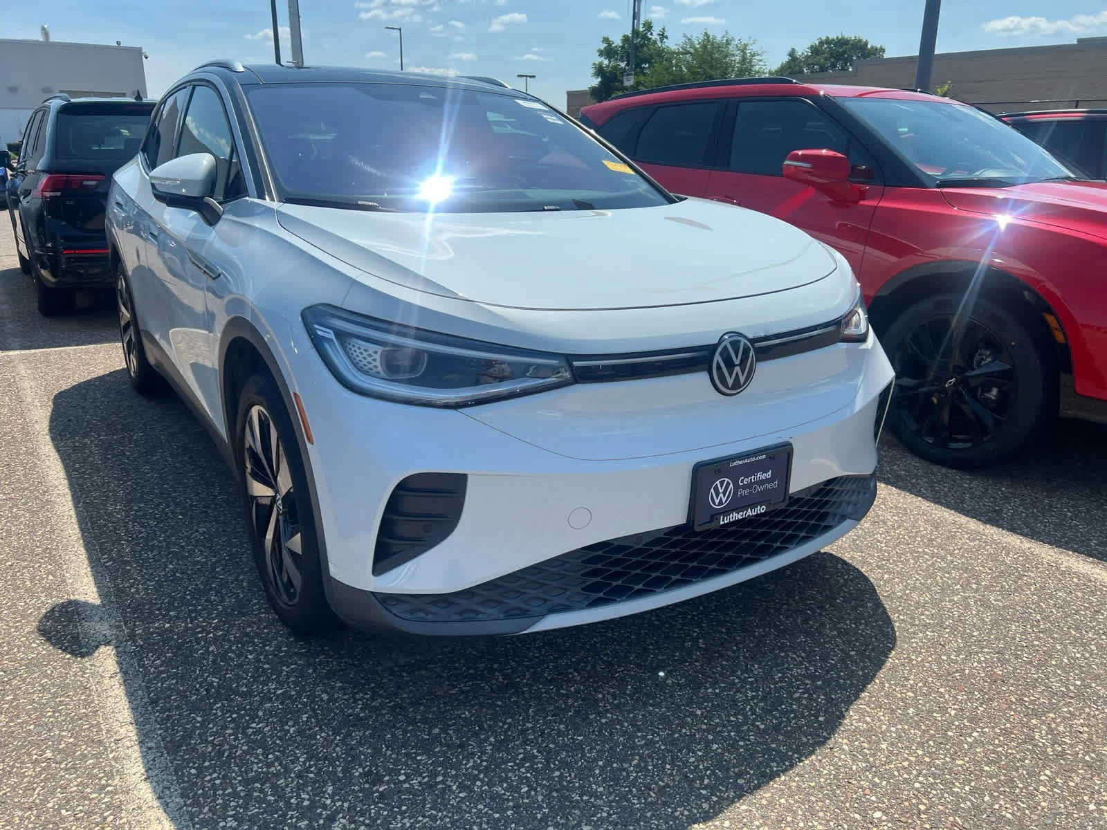 Certified 2022 Volkswagen ID.4 PRO S with VIN WVGUNPE2XNP043177 for sale in Brooklyn Center, Minnesota