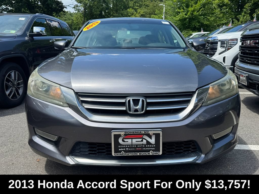 Used 2013 Honda Accord Sport with VIN 1HGCR2F57DA030843 for sale in Bohemia, NY