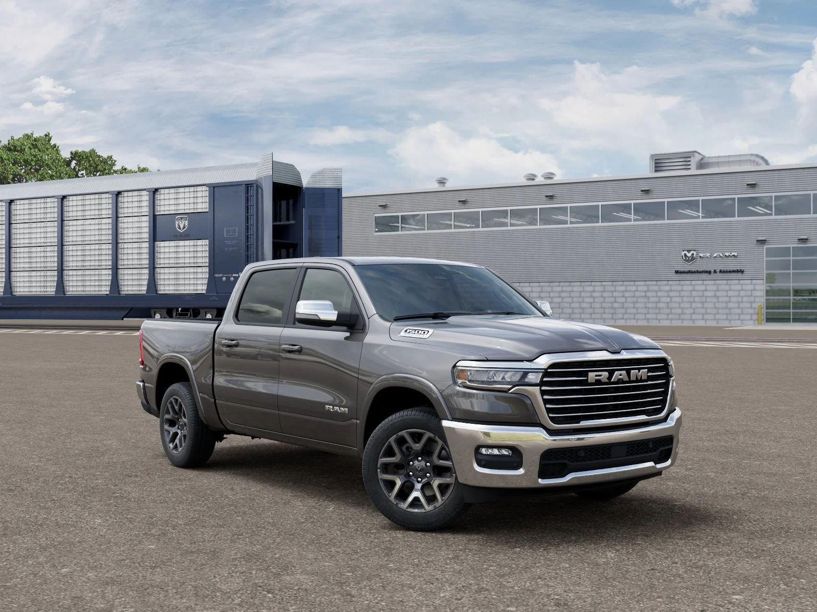 New 2026 Granite Crystal Metallic Clear-Coat Exterior Paint RAM Laramie image 6