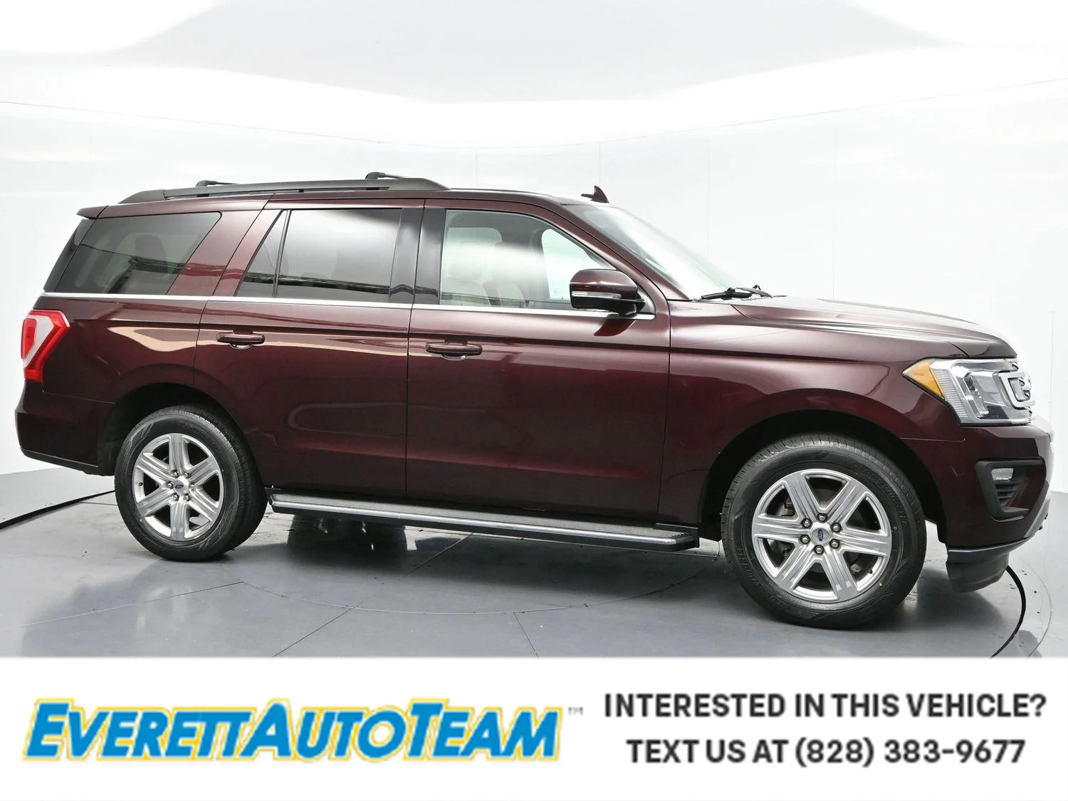 Used 2020 Burgundy Velvet Metallic Tinted Clearcoat Ford XLT image 1