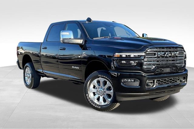 New 2026 Diamond Black Crystal Pearl-Coat Exterior Paint RAM Laramie image 1