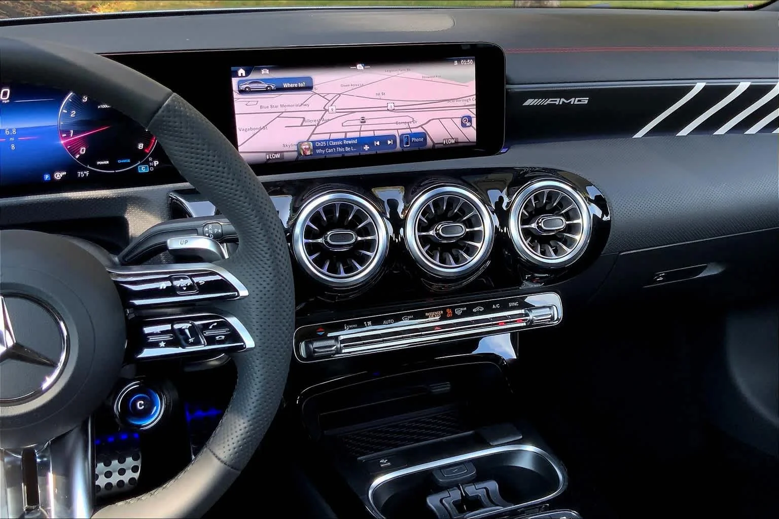 Certified Used 2025 Cirrus Silver Metallic Mercedes-Benz AMG® CLA 35 image 6