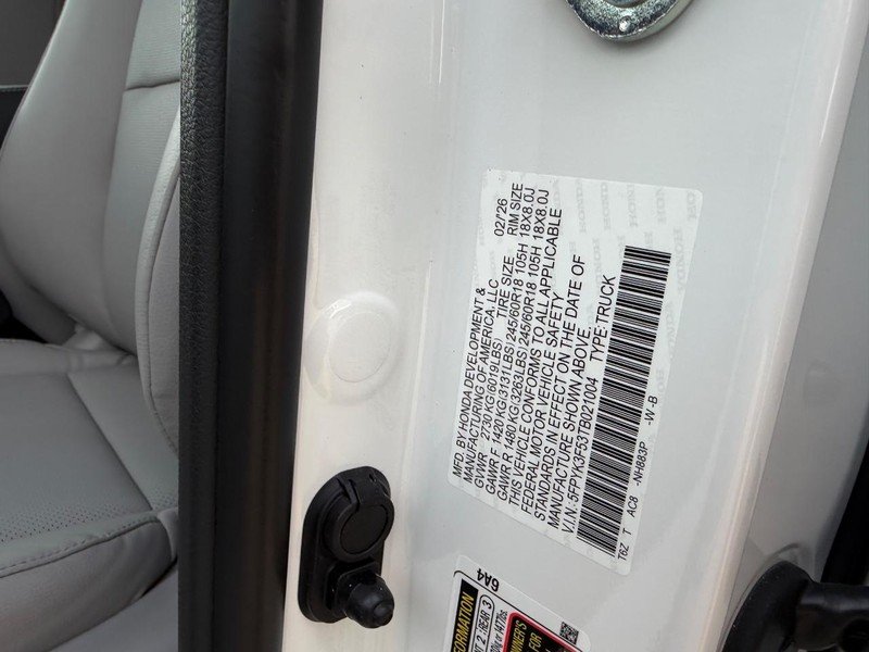 New 2026 Platinum White Pearl Honda RTL image 23