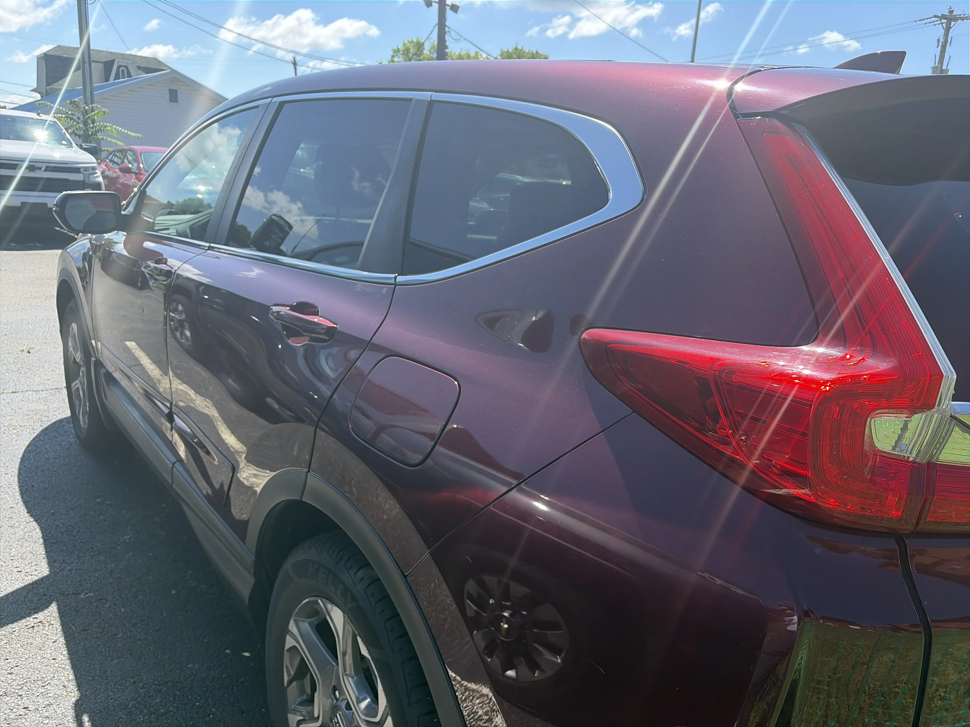 Used 2017 Basque Red Pearl II Honda EX-L image 6